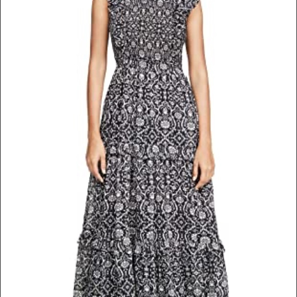 Banjanan Iris Dress Infanta Floral Black